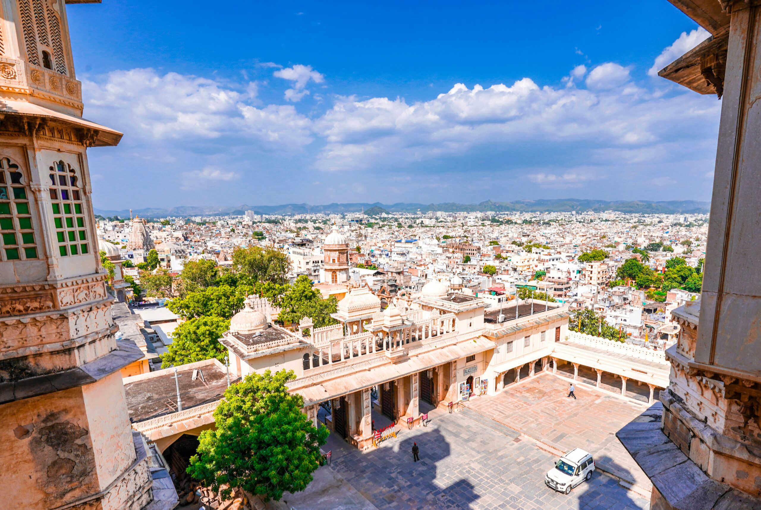 Explore ornate halls, courtyards, and the Crystal Gallery