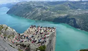 base for Pulpit Rock and Lysefjord